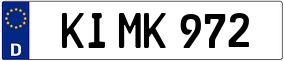 Truck License Plate